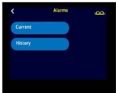 Alarms Current History