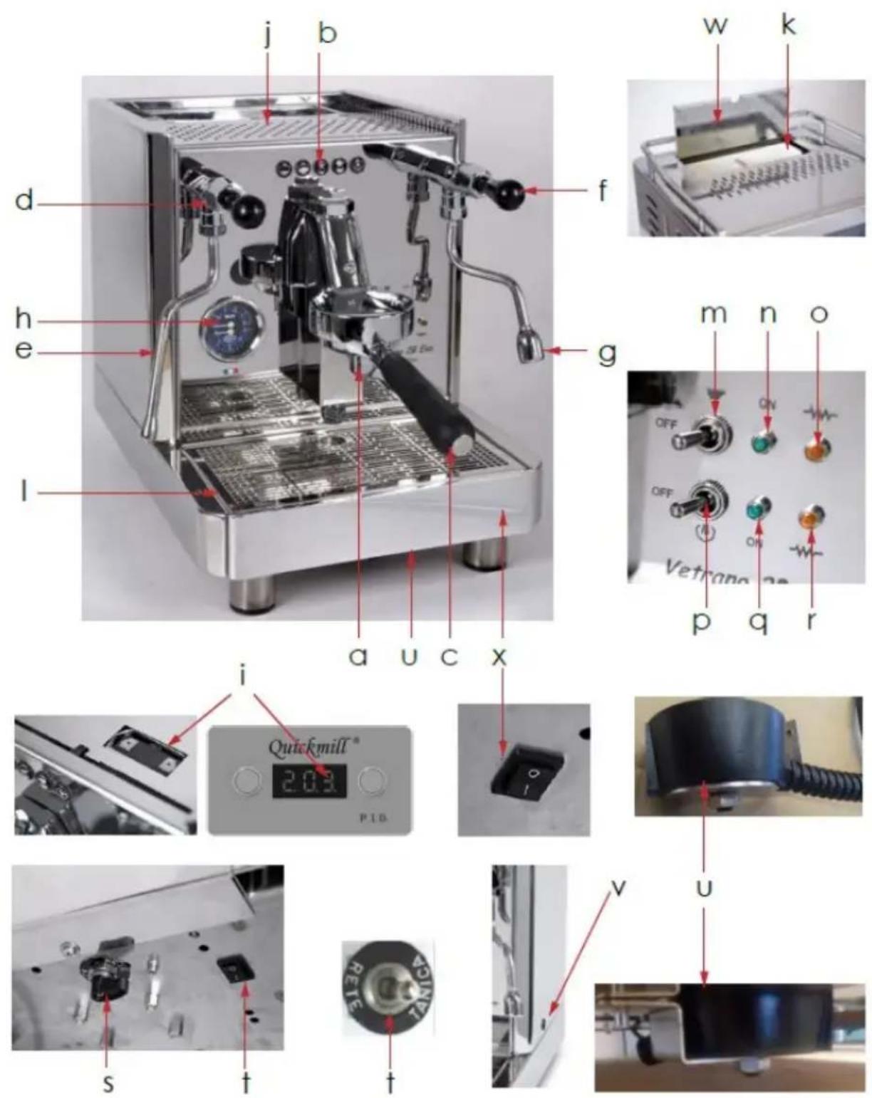 QUICKMILL Arnos - - VETRANO DOSATA - 2 BOILER PID - 1