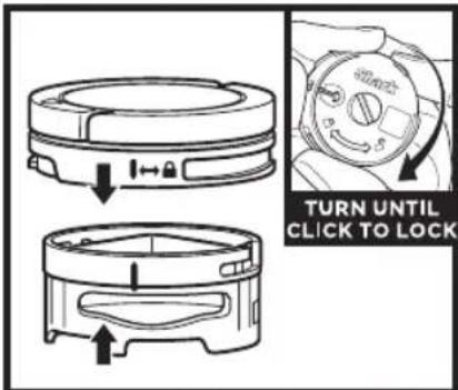 TURN UNTIL CLICK TO LOCK