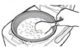 Zojirushi NW-JEC18 - When the melody (beep) to indicate cooking completion sounds, stir and loosen the rice immediately. - 2