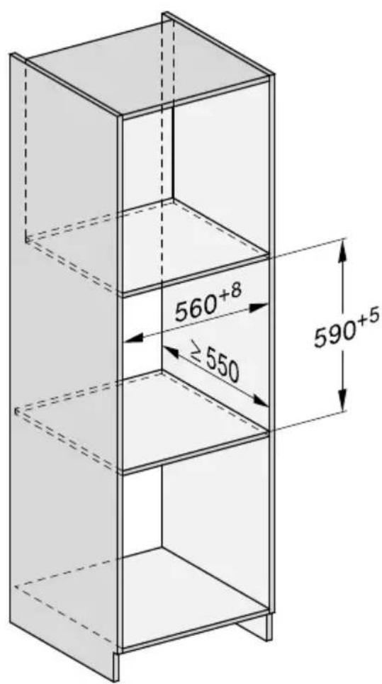 MIELE DO 7860 VLBW - Installation in a tall or base unit - 1