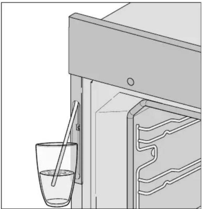 MIELE DO 7860 VLBW - Preparing and starting the water intake process - 1