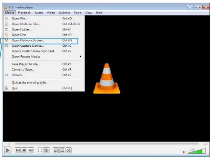 VLC media player Media Playback Audio Video Subtle Tools View Help Open File... Ctrl+O Open Multiple Files... Ctrl+Shift+O Open Folder... Ctrl+F Open Disc... Ctrl+D Open Network Stream... Ctrl+N Open Capture Device... Ctrl+C Open Location from clipboard Ctrl+V Open Recent Media Save Playlist to File... Ctrl+Y Convert / Save... Ctrl+R Stream... Ctrl+S Quit at the end of playlist Quit Ctrl+Q