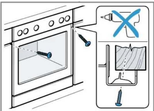 BOSCH MKH21BW - Gerät befestigen - 1