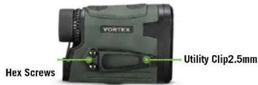VORTEX Hex Screws Utility Clip2.5mm