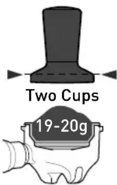 Two Cups 19-20g