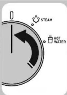 STEAM HOT WATER