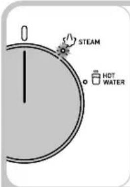 STEAM HOT WATER