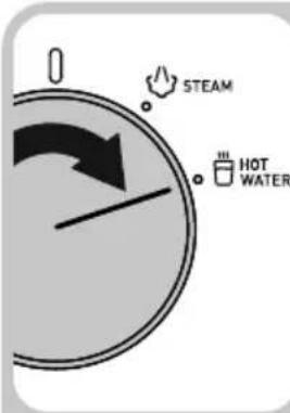 STEAM HOT WATER