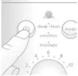 deep clean sensitive massage mode 4 6 8 2 10