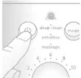 clean deep clean mode sensitive massage 6 8 10