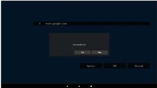 1 www.google.com www.google.com OK Help Option OK Cancel