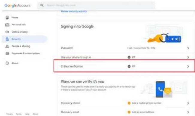 PHILIPS 32BDL3751T - Gmail Security Settings (Gmail 安全性設定) - 2