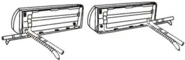 GRUNDIG GEHPK 245 - Note on piping angle: - 1