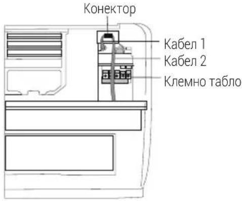 Конектор Кабел 1 Кабел 2 Клемно табло