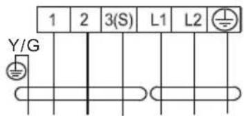 1 2 3(S) L1 L2 Y/G