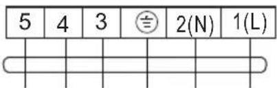 5 4 3 2(N) 1(L)