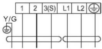 1 2 3(S) L1 L2 Y/G