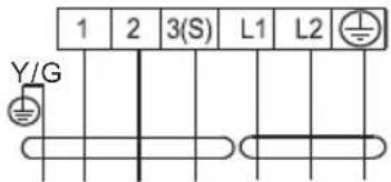 1 2 3(S) L1 L2 Y/G
