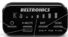 BELTRONICS Ka... V·MUTE BRT SENS RVW PGM CHG