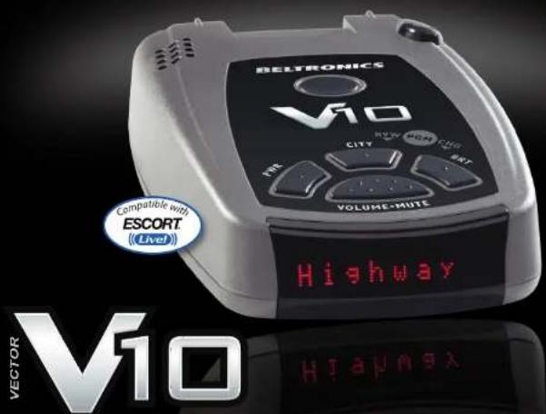 BELTRONICS V10 CITY VOLUME-WRITE Highway HITAPMIX VECTOR V10 Compatible with ESCORT (Live)