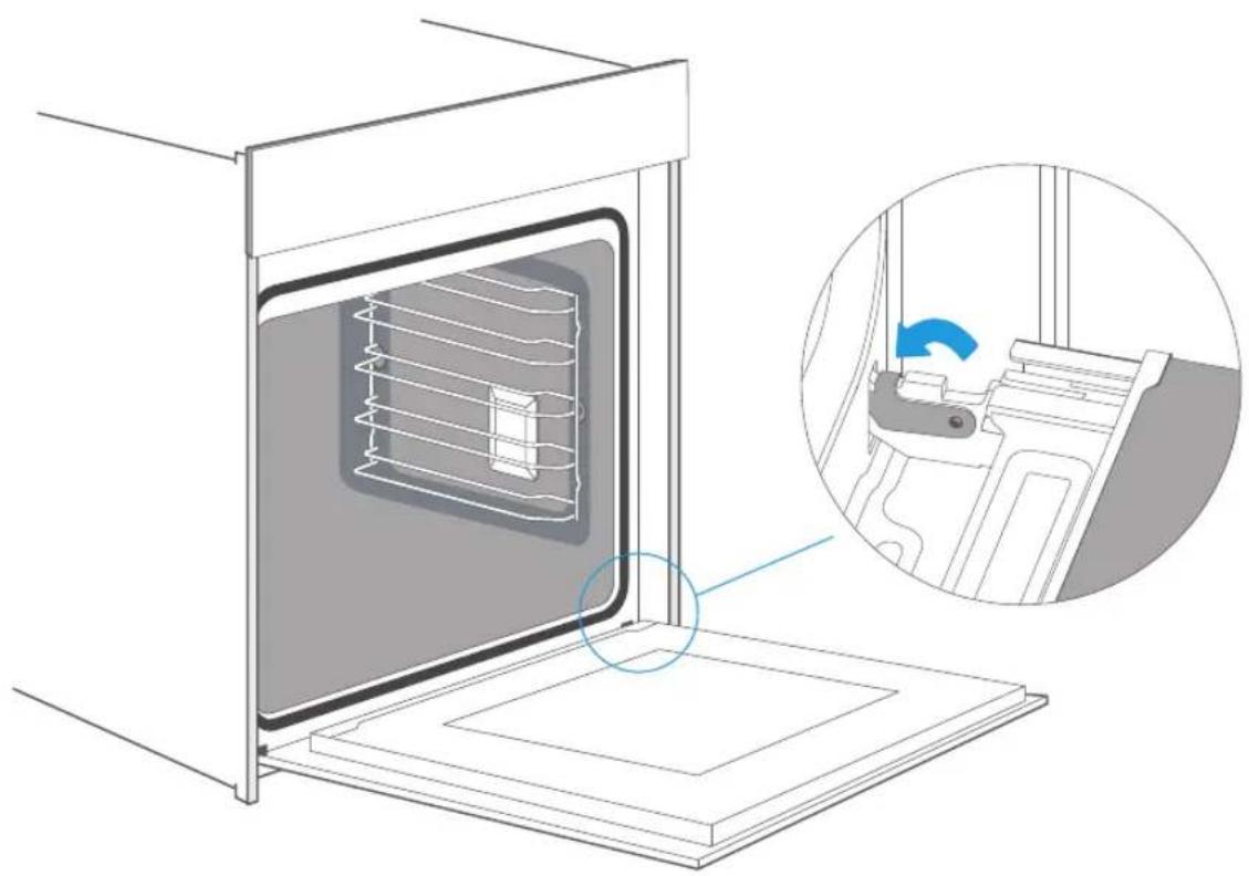 Frilec HAMBURG8049EBP - Fitting the appliance door - 1