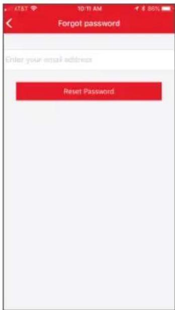 AT&T 10:11 AM Forgot password Enter your email address Reset Password