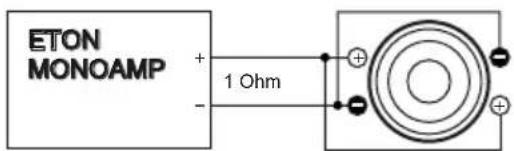 ETON MONOAMP + - 1 Ohm