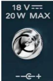 18 V --- 20 W MAX --C+