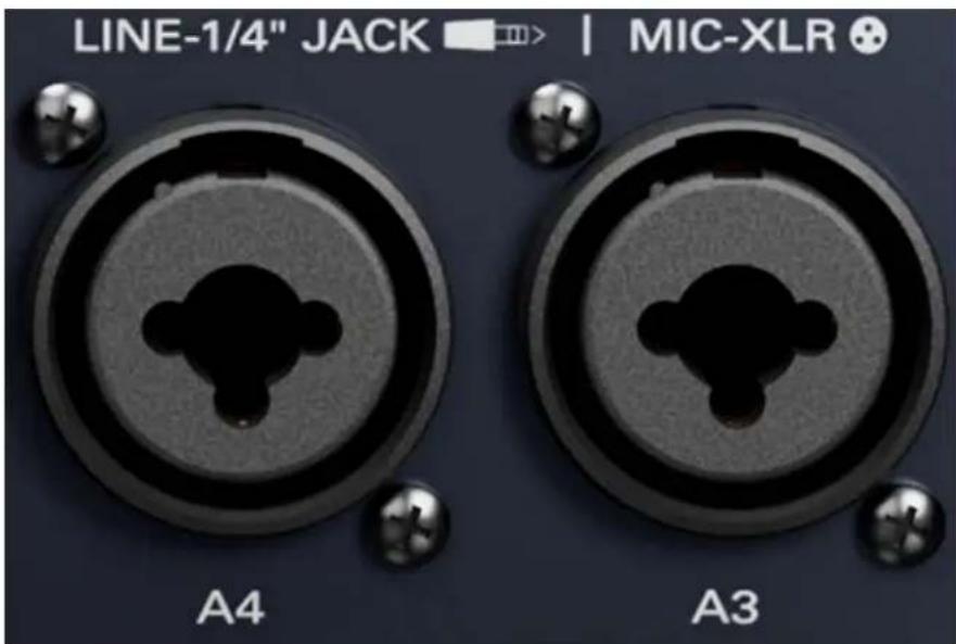 LINE-1/4" JACK | MIC-XLR A4 A3