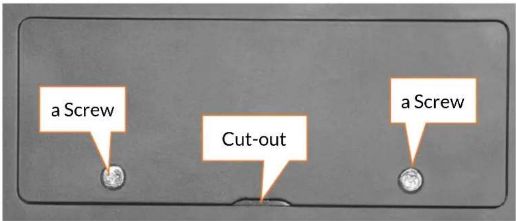 a Screw Cut-out a Screw