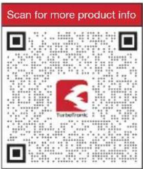 Scan for more product info TurboTrank