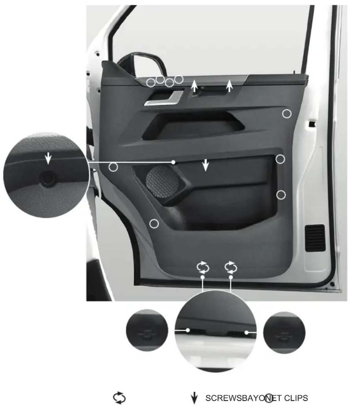 ETON UG VAG 14 - Einbau der Lautsprecher Specker installation - 1