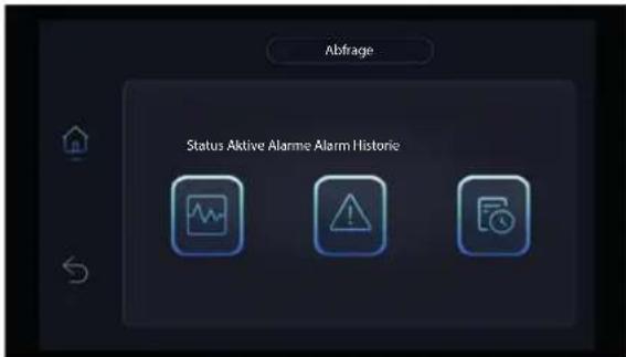 Abfrage Status Aktive Alarme Alarm Historie