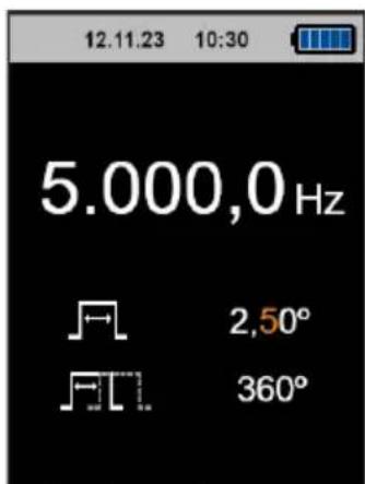 12.11.23 10:30 5.000,0 Hz 2,50° 360°