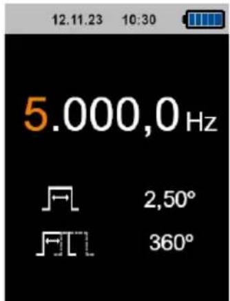12.11.23 10:30 5.000,0 Hz 2,50° 360°