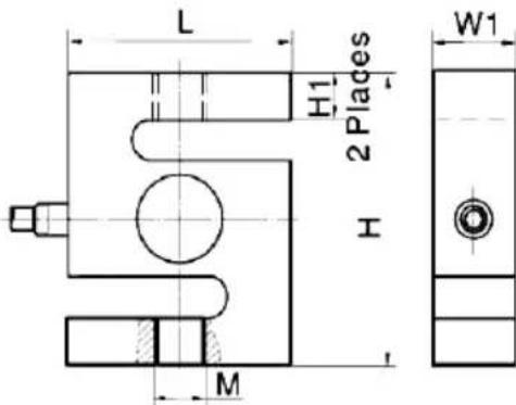 PCE Instruments DFG N 2.5K - Anhang: Kraftmesszellen 1 ... 100 kN - 1
