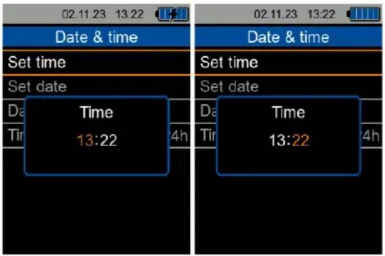 02.11.23 13:22 Date & time Set time Set date Date Time 13:22 02.11.23 13:22 Date & time Set time Set date Date Time 13:22 02.11.23 13:22