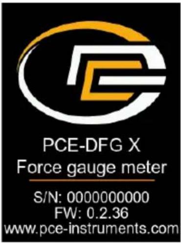 PCE Instruments DFG 20K X - Info - 1