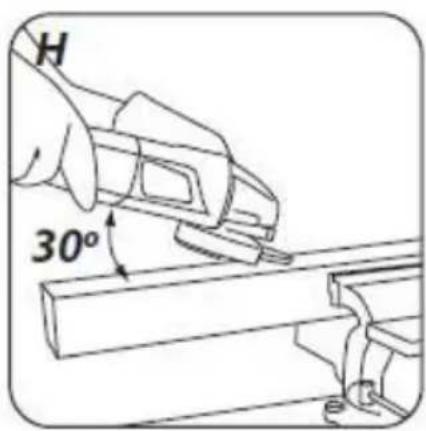 H 30°
