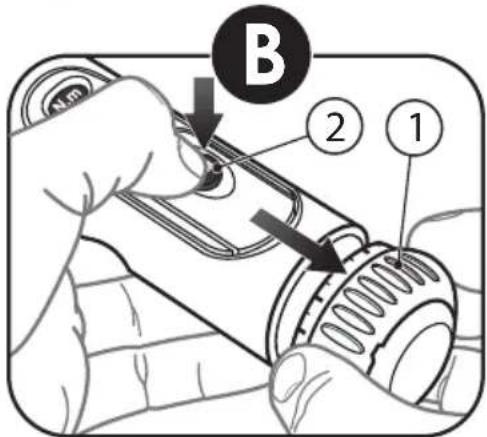 B ② ①