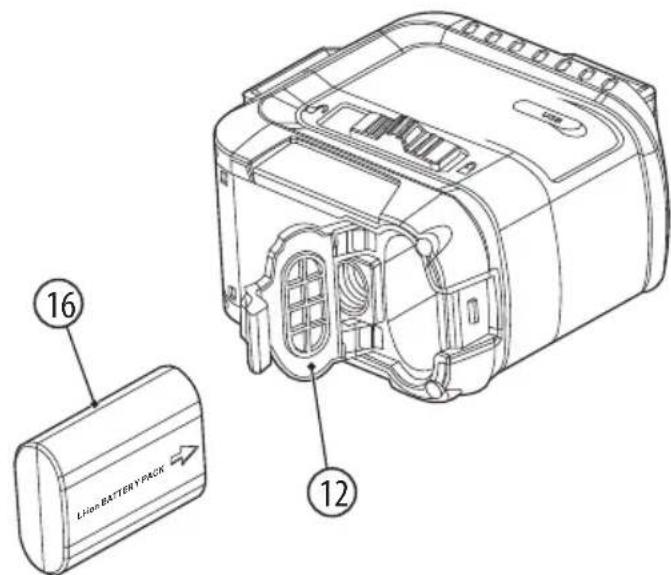 16 Lithon BATTERY PACK 12