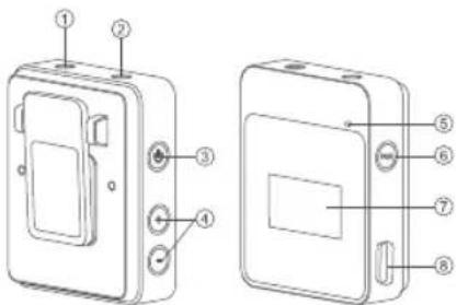 Technical diagram of a device with numbered components, likely illustrating a door or panel assembly.