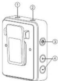 Technical diagram of a device with numbered components for identification