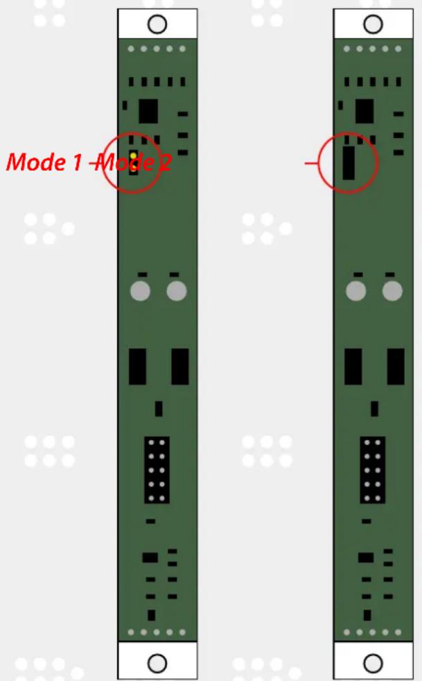 Mode 1 - Mode 2
