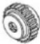 Cleco 47BAZSB21P3 - Getriebe + Kopfstück T2X, T3X, T4X - 9