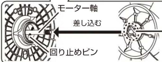 Yamazen RLX-SAP030 - 羽根の組み立て - 2