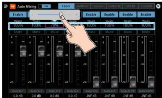 Auto Mixing Fader Audio Input Other RUMID To SET To Customs Enable Enable Enable Enable Enable Enable 100% 100% 70% 100% 100% 100% 100% 100% Mute Mute Mute Mute Mute Mute Mute Audio In 1 Audio In 2 Audio In 3 Audio In 4 Audio In 5 Audio In 6 Audio In 7 Audio In 8 Audio In 9 Audio In 10 Audio In 11 Audio In 12 Audio In 13 Audio In 14 Audio In 15 Audio In 16 Audio In 17 Audio In 18 Audio In 19 Audio In 20 Audio In 21 Audio In 22 Audio In 23 Audio In 24 Audio In 25 Audio In 26 Audio In 27 Audio In 28 Audio In 29 Audio In 30 Audio In 31 Audio In 32 Audio In 33 Audio In 34 Audio In 35 Audio In 36 Audio In 37 Audio In 38 Audio In 39 Audio In 40 Audio In 41 Audio In 42 Audio In 43 Audio In 44 Audio In 45 Audio In 46 Audio In 47 Audio In 48 Audio In 49 Audio In 50 Audio In 51 Audio In 52 Audio In 53 Audio In 54 Audio In 55 Audio In 56 Audio In 57 Audio In 58 Audio In 59 Audio In 60