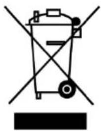 Symbol of a trash bin crossed with no visible text or labels