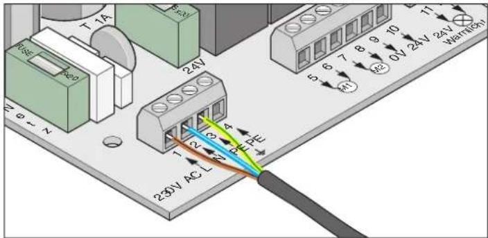 T 1A 24V 6 7 8 9 10 11 5 6 7 8 9 10 11 12 13 14 15 16 17 18 19 20 21 22 23 235V AC L Warning